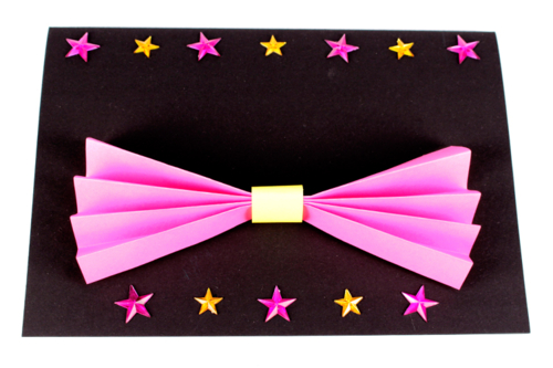Carte noeud papillon